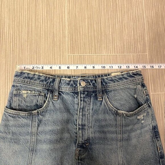 NWOT Free People Mambo Denim Midi Skirt Size 27 - Picture 15 of 16